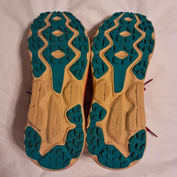 MENS HOKA CHALLENGER HTR 7 RUNNING SHOES FLAME / CHERRIES JUBILEE 11 D - Picture 10 of 10